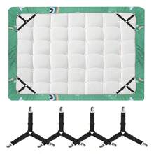 Triangle Bed Sheet Holders Fitted Sheet Clips Adjustable Sheet Suspenders Mattress Gripper Clips For Bed Mattress Cover