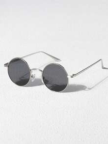 1 Peça/2 Peças Óculos Metálicos Elegantes e Casuais Masculinos, Adequados para o Dia a Dia, Combinar com Trajes, Fotografias, Férias ao Ar Livre, Também um Presente Ideal para Volta às Aulas, Halloween, Natal, Páscoa, Dia dos Namorados, Dia da Independência, Ação de Graças, Ano Novo com Visual Elegante de Volta às Aulas