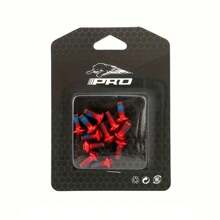 12 piezas Pernos de rotor de disco de bicicleta de montaña de colores, tornillos de rotor de freno de disco de acero de aleación, conjunto de tornillos T25 para pastillas de freno de disco