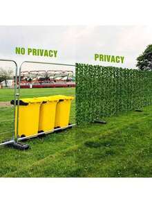 Expandable Artificial Evergreen Ivy Privacy Fence Screen - Plastic Vine Leaves Panel For Artificial Green Wall, Outdoor Garden, Patio, Yard, Balcony Decor, Multi-Purpose Greenery Hedge Covering, Suitable For Thanksgiving
