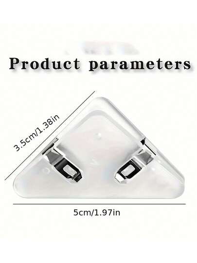 Juego de 10 piezas de soporte triangular multifuncional para oficina - Soporte antideslizante de plástico para papelería de oficina, sujetador de acrilico PP antideslizante para exámenes, almacenamiento de materiales, recibos, carpetas de archivos y organizador