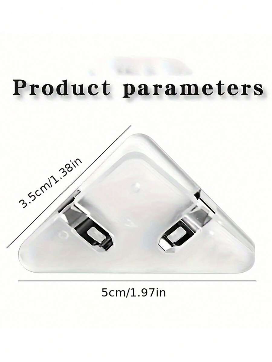 10pcs Multi-Functional Office Triangular Book Holder - Anti-Roll Plastic Office Stationery Book Holder, Test Paper Anti-Roll Acrylic Pp Holder, Storage Materials, Receipts, File Folders, And Organizer