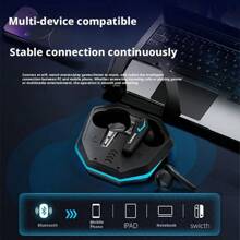 Lenovo Cuffie Bluetooth da gioco TG102, dedicate al posizionamento del