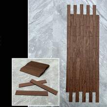 40pcs 1:12 Scale Dollhouse Accessories Wooden Parquet Floor Tiles, DIY Miniature Flooring For Dollhouse, OB11, Doll House, Villa, Birthday Gift, Christmas Gift, Micro Food Play Scene, Miniature Furniture Decor - Multicolor - View 15