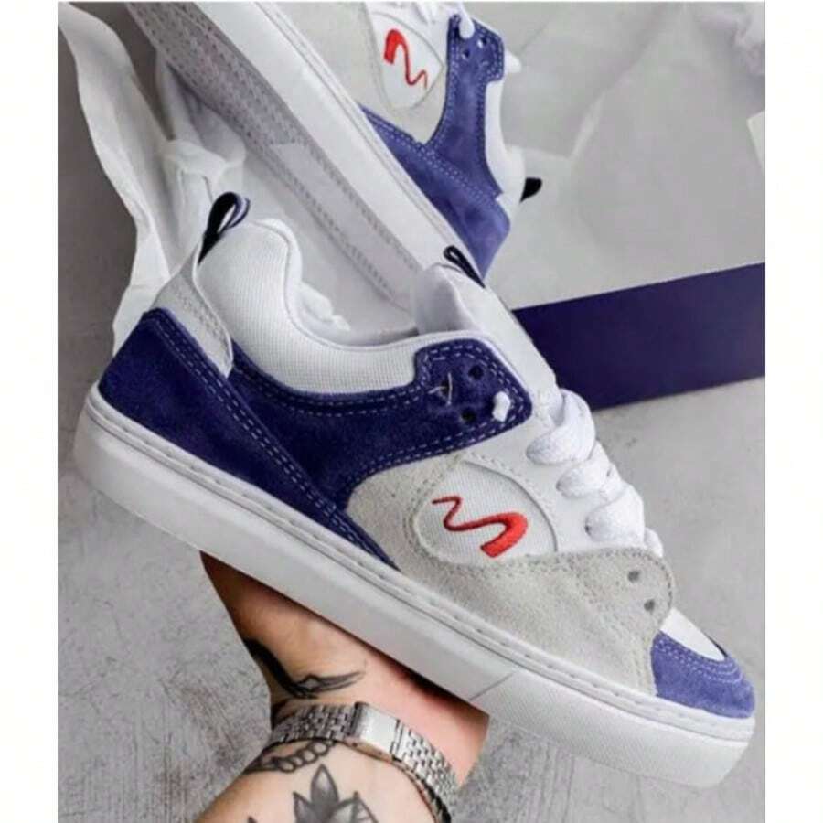 Tesla Fusion Men's Women's Unisex Casual Sport Skater Color Block Animal Casual Gym & Fitness Sneakers - 傑洛馬里尼奧 - 查看 1