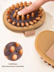 1/2件装木制按摩刷/垫，经络刷是一种身体按摩和治疗工具，用于缓解疲劳和酸痛，减少脂肪，促进淋巴和血液循环，以及干刷去除死皮。