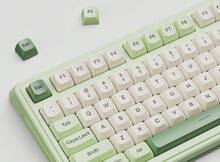 HP K360 Professional Gaming Keyboard 98-Row Layout, Ultra-Fast Triggering, 16 Million Color Custom Backlight, USB Plug-And-Play, Anti-Ghosting Design, Compatible With PC/Mac - Milky Green [Single Keyboard] - View 5