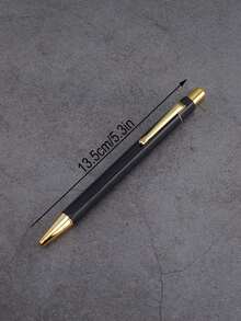 Bolígrafo europeo y americano estilo simple negocio rosado & dorado para oficina suministros - Rosa - Ver 15