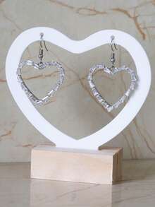 1 件/3 件耳环展示架 - 耐用的白色亚克力和木质底座，时尚简约的设计，方便的耳环架和珠宝收纳架，适合家庭或珠宝零售使用，可返校使用 - 白色 - 查看 10