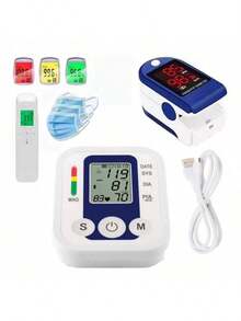 Oximeter & Accessories - Blue - View 3
