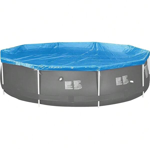 Avenli Pool-Abdeckung rund Abdeckplane für runde Jilong/Avenli Frame Pool Gr. Ø 300 cm Stahlrohr Schwimmbecken Stahlrahmen Rundpool Schwimmbad Cover