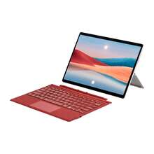 TUNKE Funda Con Teclado Para Surface Pro 3/4/5/6/7 - Rojo - Ver 8