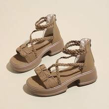 Women Walking Shoes - 卡其色 - 查看 8