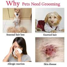 Dog Hair Remover Pet Fur Knot Cutter For Dogs Cats Comb Brushes Professional Pet Deshedding Brushes Dog Supplies No Choice