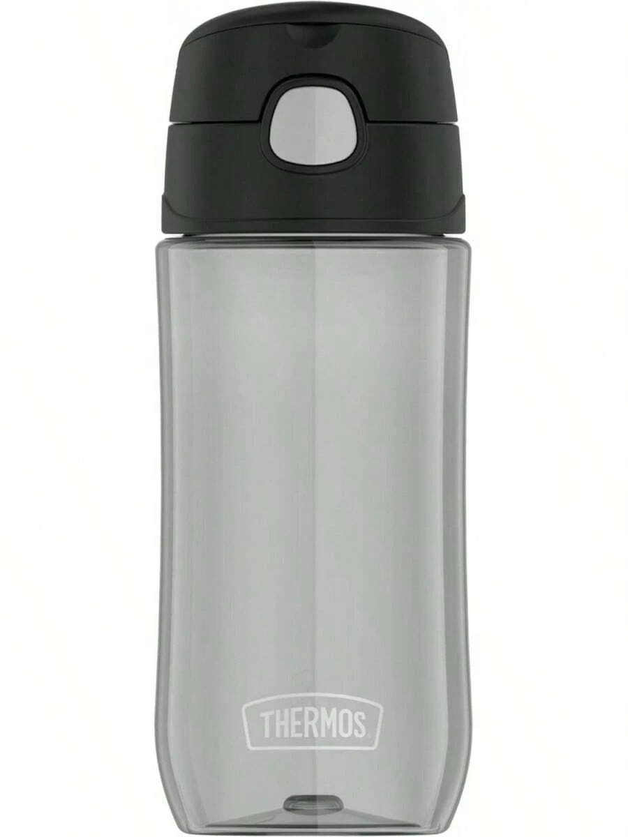 FUNTAINER 16 Ounce Plastic Hydration Bottle With Spout, Black