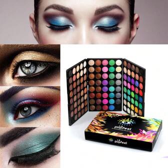 POPFEEL 120 Shades Lucky Eye Shadow Palette, Budget-Friendly For Students And Beginners