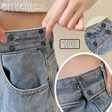 4pcs Adjustable Invisible Belt Set For Women - Instant Buckle Waist Cincher With Sparkle Decor, Suitable For Jeans And Casual Pants - Accessory