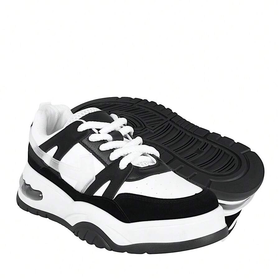 TENIS CASUALES DAMA BLACK REPUBLIC PM23122610 SIMIPIEL NGO - Negro - Ver 1
