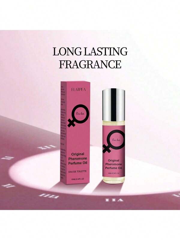1 botella de 10ml de Aceite de fragancia con feromonas para mujeres y colonia para hombres - Aroma duradero, con notas florales frescas y naturales para mujeres, apto para citas y uso diario, que realza la confianza y el encanto elegante