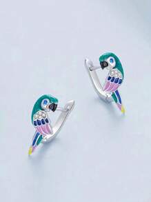 1 Par de Aretes Elegantes de Circonita Cúbica para Niñas, Regalo para Niñas, Decoración Diaria para Fiesta, Joyería, Regalo de Cumpleaños