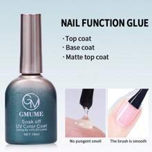 16ml Gel No Wipe Top Coat & Base Coat &Matte Top Coat Set , Shine Finish And Long Lasting ,For Home Salon Nail Art DIY Hollween Nails Christmas Nail Supplies Glue On Nails Nail Builder Gel Gel Nail Polish Nail Supplies