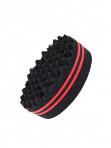 1pc African Curly Hair Care Tool Curly Sponge, Fashionable Sponge Brush, Suitable For Black People To Perm Curly Hair, Hair Tools, Hair Products And Accessories For Barber Salon Beauty Travel Essentials