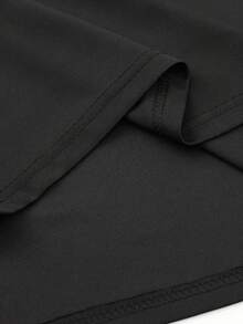 GRDR 1pc Men's Business POLO Shirt - Workwear - Black - View 8