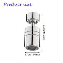 Splash Proof Faucet, 360 Degree Splash Proof Toiletries, Two Water Outlet Modes, Faucet Expansion Device, Foaming Device, Rotatable Expansion Device