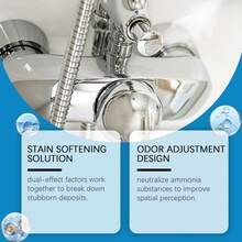 Limpiador de baño - Quitamanchas y antical para azulejos y vidrio del baño en el hogar, limpieza y mantenimiento