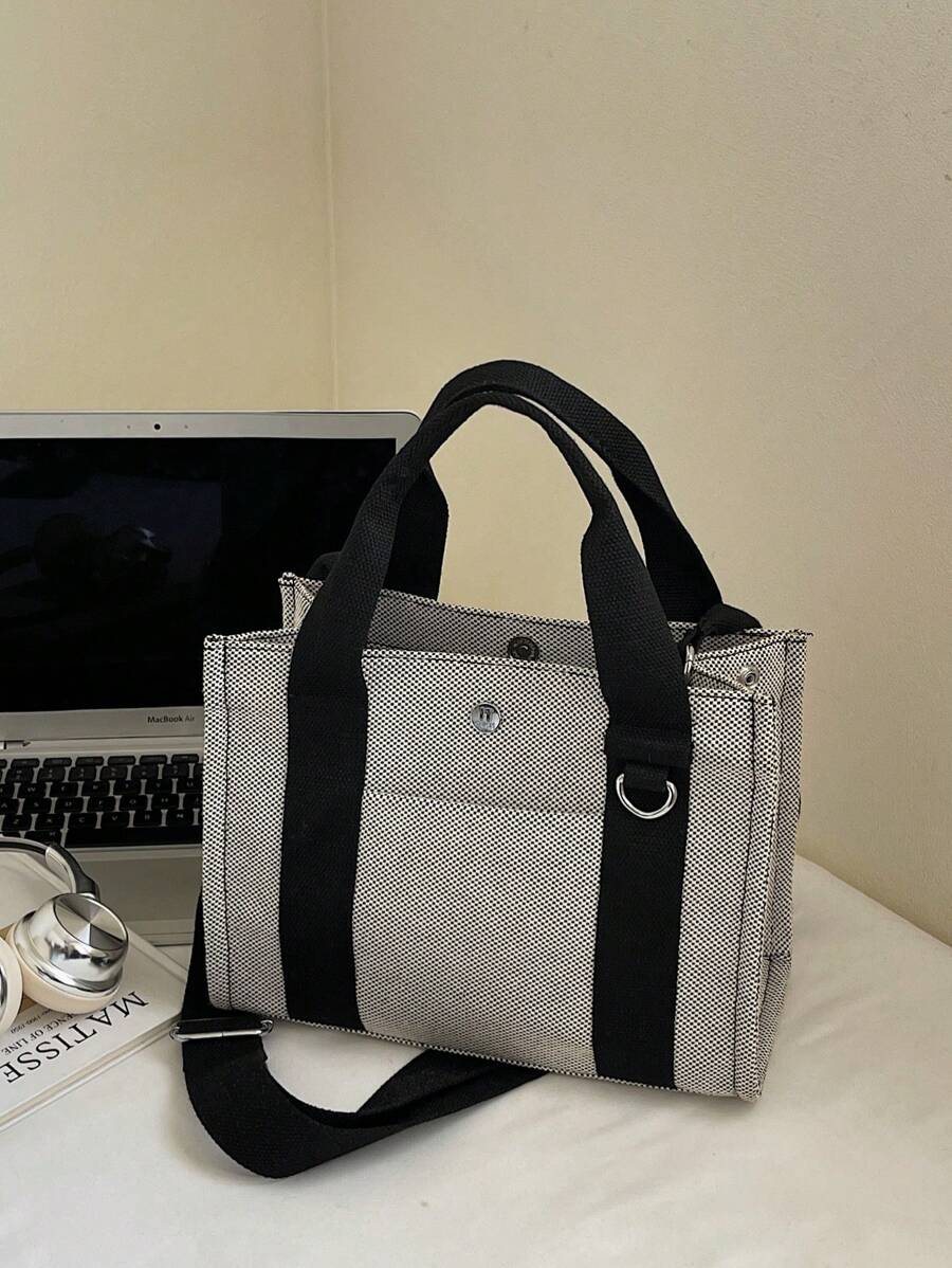 Sac à main minimaliste de grande capacité, sac à bandoulière, cabas, sac bandoulière