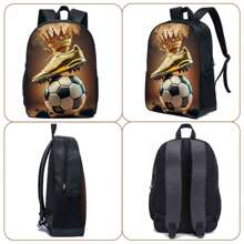 Mochila de 3 piezas para niños de 16,5 pulgadas, mochila escolar con lonchera y estuche de lápices para escuela primaria y secundaria