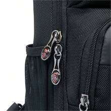 Swissport Shoulder Bag Bolsa Transversal Masculina Espaço Multifuncional Antifurto - Preto - Visão 8