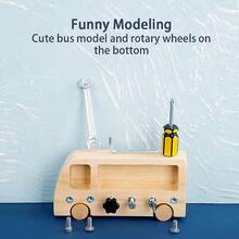 Kids Wooden Montessori Screwdriver Busy Board Set, Montessori Toys For 3 4 5 Toddler & Kid, Preschool Early Learning Eductational Sensory Toys For Toddler Fine Motor Skills Toy Classroom STEM Toys For Toddlers - View 5