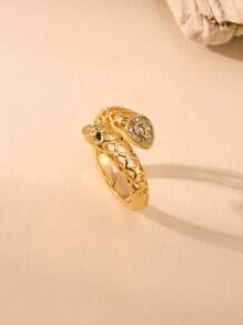 1 Pc Fashionable Luxury Minimalist Ring, Versatile Stylish Women Accessory