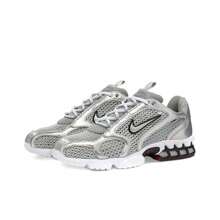 Nike Zapatillas deportivas casuales de estilo metálico plateado Air Zoom Spiridon Cage 2 de caña baja para hombres - Plateado - Ver 3