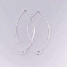 10/20pcs/Pack Copper French V-Shape Earring Hooks, Earring Components DIY Jewelry Making Supplies - 20pcs/pack - View 15