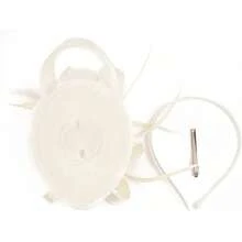 Derby Fascinators Women High Tea Party Hat Wedding Cocktail Flower Headware With Mesh And Feathers - Y-krem - View 6