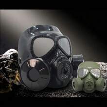 1pc Full Face Gas Mask Anti-Pollution Tactical Airsoft Paintball Outdoor Wargame Equipment