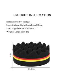 1pc African Curly Hair Care Tool Curly Sponge, Fashionable Sponge Brush, Suitable For Black People To Perm Curly Hair, Hair Tools, Hair Products And Accessories For Barber Salon Beauty Travel Essentials