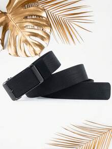 男士棘轮皮带，独特的带扣设计，搭配优质纹理尼龙弹性带，合金自动滑动带扣，可快速释放，舒适透气，适合日常穿着