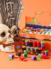 20 Stück/10 Stück/5 Stück Halloween sortierte Stempel, Selbststempel, Trick or Treat Stempel, Halloween Cartoon Stempel, Halloween Cartoon runde Stempelkissen, schnelltrocknende Kunststoffmaterialien, sehr geeignet für Halloween, Thanksgiving, Parteigeschenke, Geburtstagsgeschenke, Spielpreise, Halloween Dekorationen