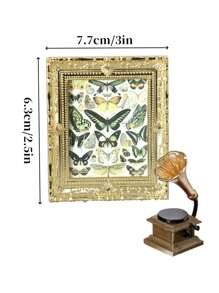 Juego de 1/2/3/5 piezas de accesorios en miniatura para casa de muñecas: muebles realistas, alfombra, gato decorativo, pintura clásica y decoración del hogar para crear una cómoda y elegante morada en miniatura. (Los productos en miniatura pueden tener pequeños defectos dentro de lo normal que no afectan el efecto general. Los compradores preocupados deben comprar con precaución.)