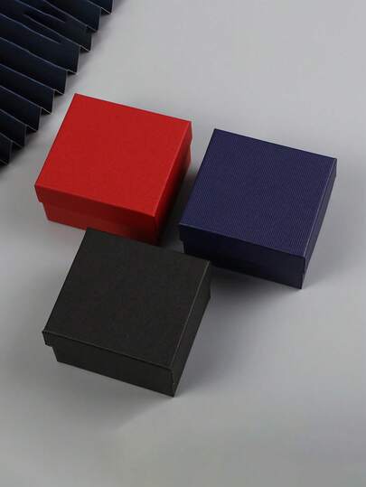 1pc Minimalist Solid Color Watch Storage Display Box, Jewelry Storage Box, Valentine's Day Gift, Party Favor, Bridal Gift