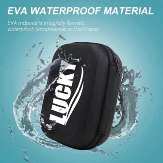 Bolsa de almacenamiento EVA para buscador de peces, resistente a la presión y a caídas, bolsa rígida impermeable IPX4 adecuada para buscador de peces portátil
