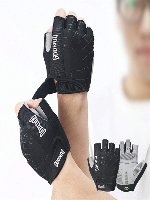 1 Paar Fitnesshandschuhe, Trainingshandschuhe, fingerlose Handschuhe für Gewichtheben, leichte atmungsaktive Fitnesshandschuhe, Sporthandschuhe für Training, Gewichtheben, Radfahren, Klettern, Rudern