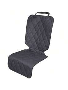 1 件通用防水、防污、防爪黑色宠物汽车座椅套，带通风功能，适用于狗、猫和小动物，牛津布防污垫，适用于前排座椅和副驾驶座椅