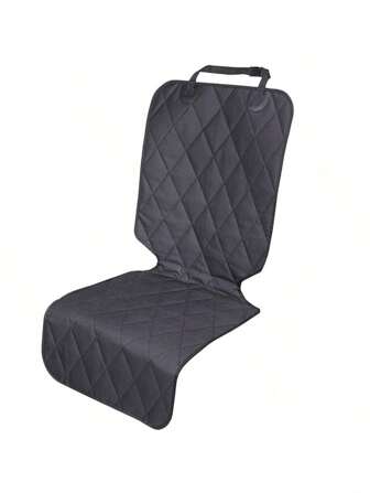 1pc Universal Waterproof, Anti, Dirt-Resistant, Claw-Resistant Black Pet Car Seat Cover With Ventilation For Dog, Cat, And Small Animals, Oxford Fabric Anti-Dirty Mat For Front Seat And Co-Driver's Seat