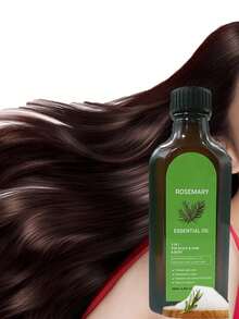 100毫升迷迭香油護髮精油，深層滋養和修復乾燥、毛躁和分叉的頭髮 - 無色 - 查看 2