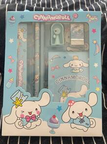 Sanrio 12-delige cadeauset voor meisjes, inclusief schattige schoolspullen met Kuromi- en Rilakkuma-thema, praktische kleine cadeautjes voor studenten en kinderen, beloningen voor de start van het schooljaar