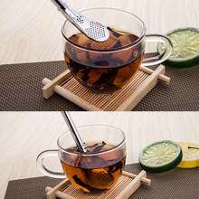 6 PCS Bombilla Yerba Mate Straws, Reusable Gourd Drinking Filter Spoon Straws 304 Stainless Steel 6.1 Inch, Long Beverage Pipe Stirring Filter Spoon For Mate Tea Coffee Travel Cup Beach Cocktail